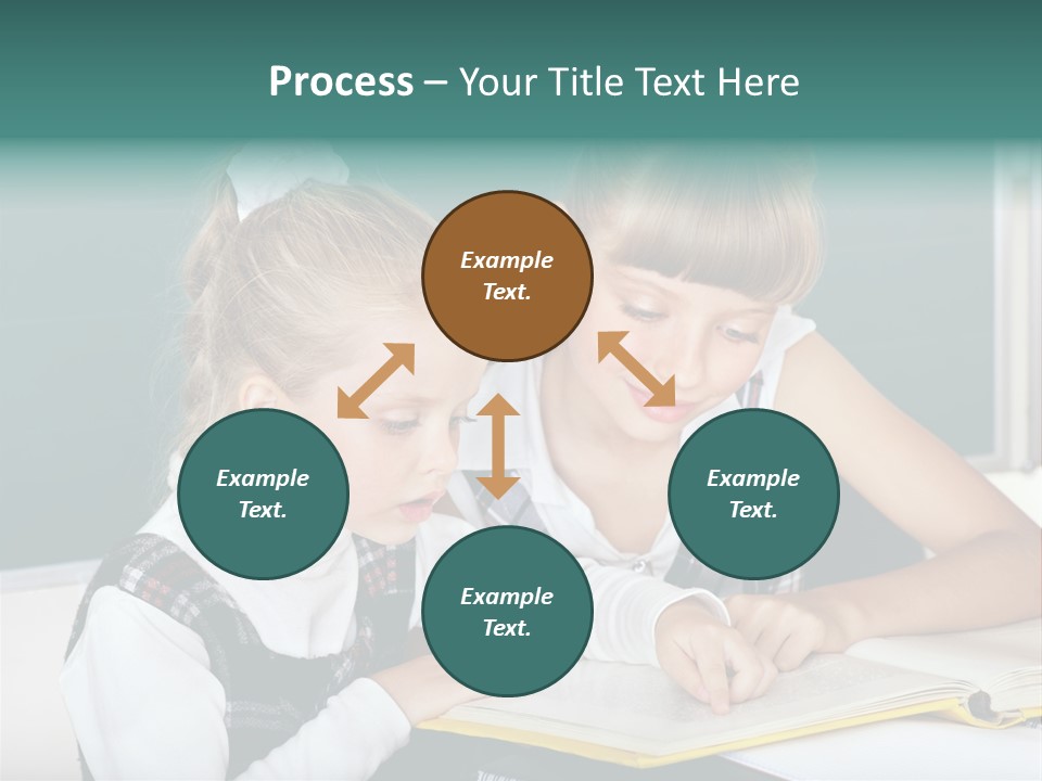 Schoolchild Schooler Chalk PowerPoint Template