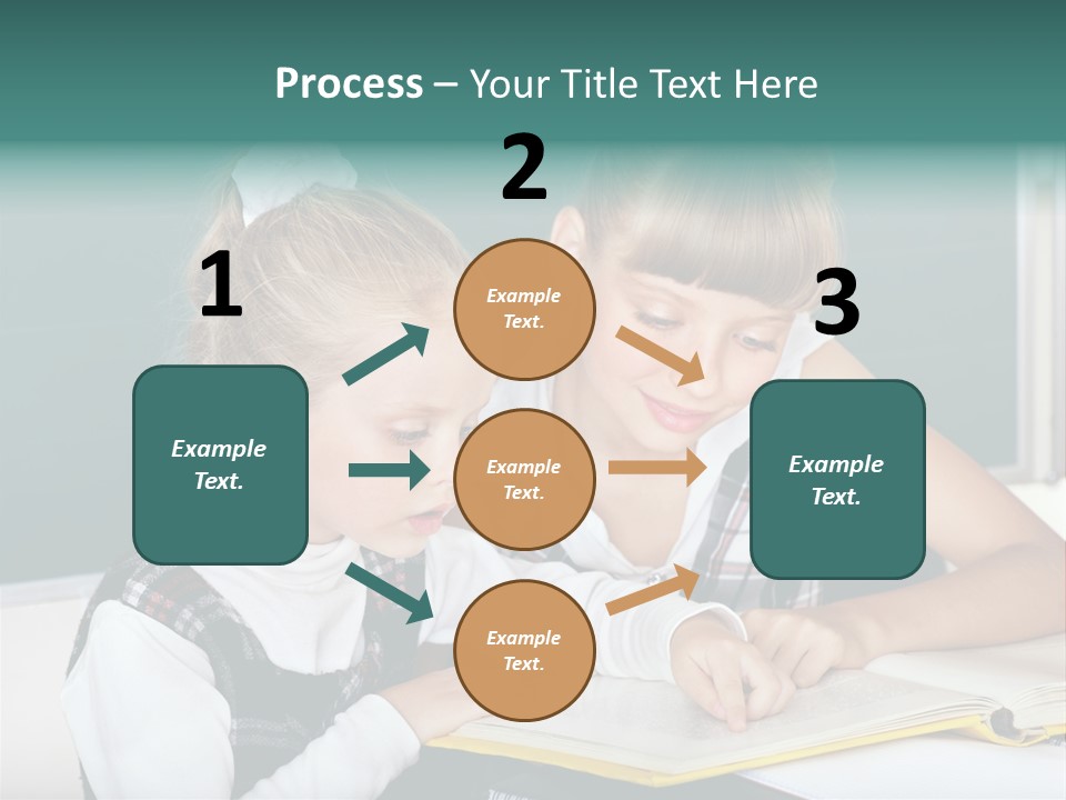 Schoolchild Schooler Chalk PowerPoint Template