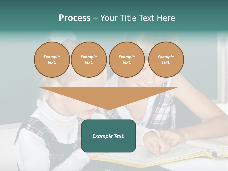 Schoolchild Schooler Chalk PowerPoint Template