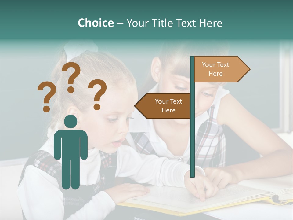 Schoolchild Schooler Chalk PowerPoint Template