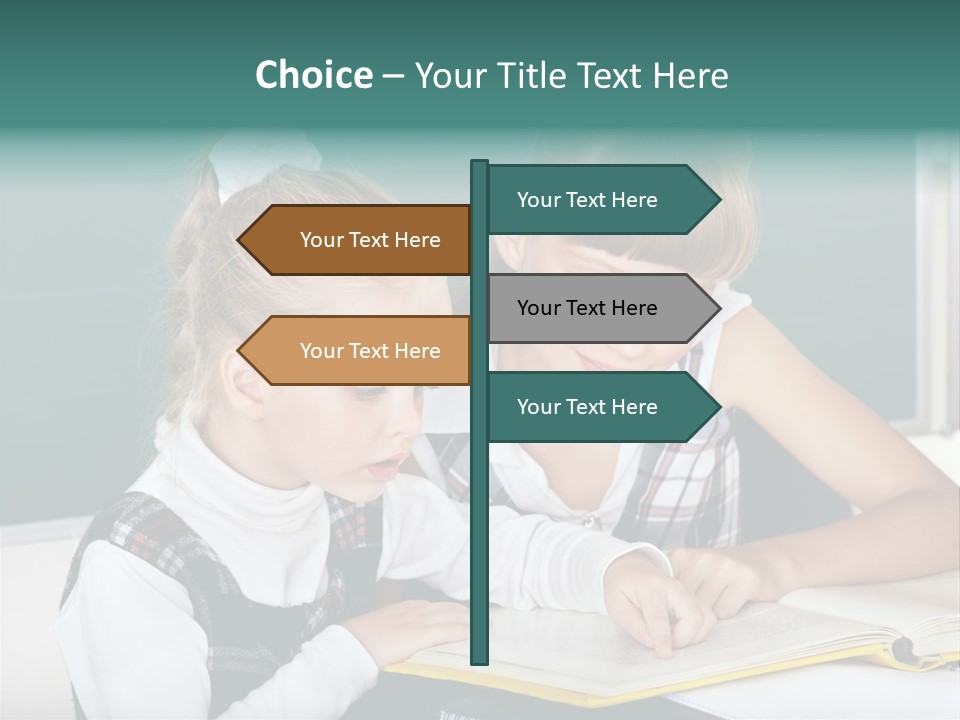 Schoolchild Schooler Chalk PowerPoint Template