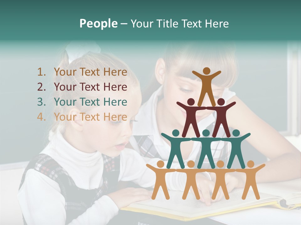 Schoolchild Schooler Chalk PowerPoint Template