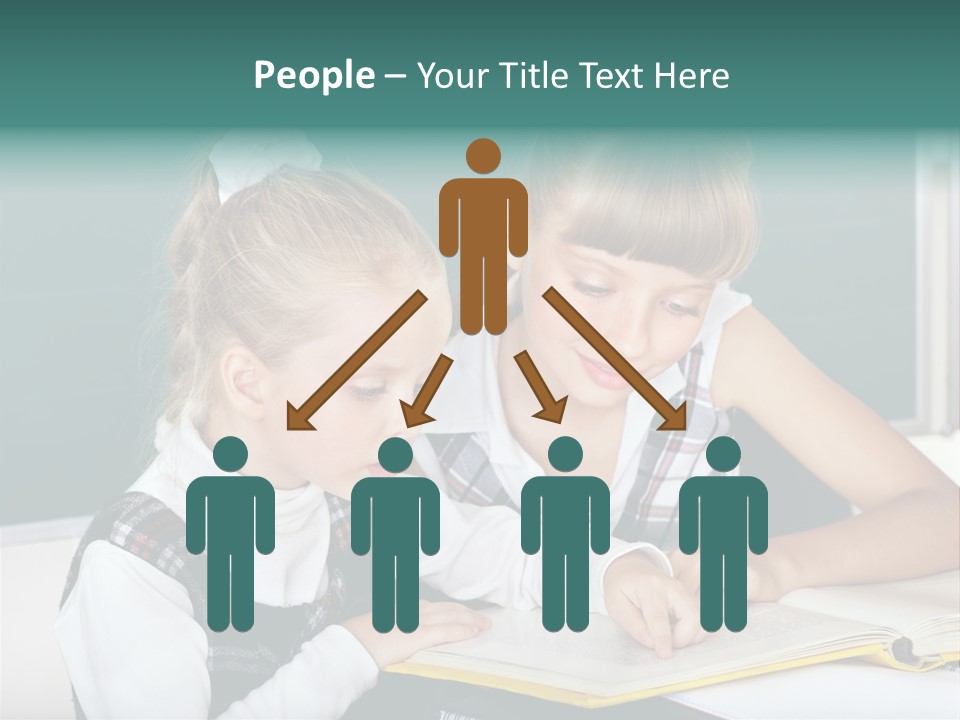 Schoolchild Schooler Chalk PowerPoint Template