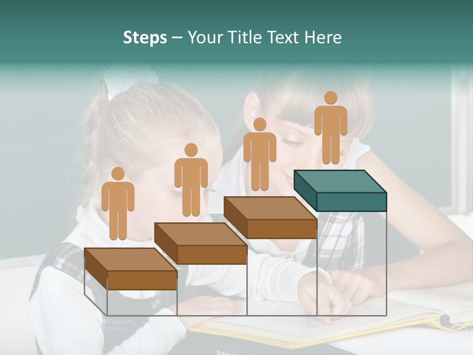 Schoolchild Schooler Chalk PowerPoint Template