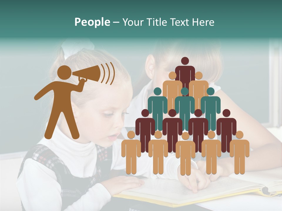 Schoolchild Schooler Chalk PowerPoint Template