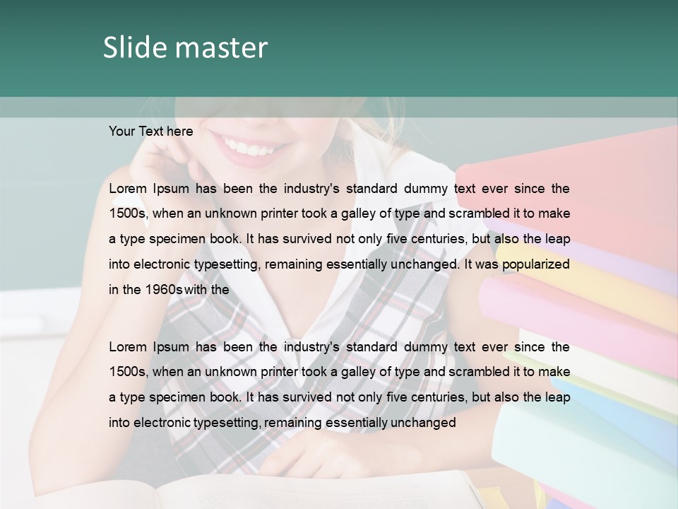 Studying Notebook Classroom PowerPoint Template