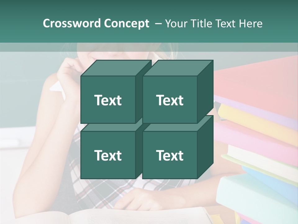Studying Notebook Classroom PowerPoint Template