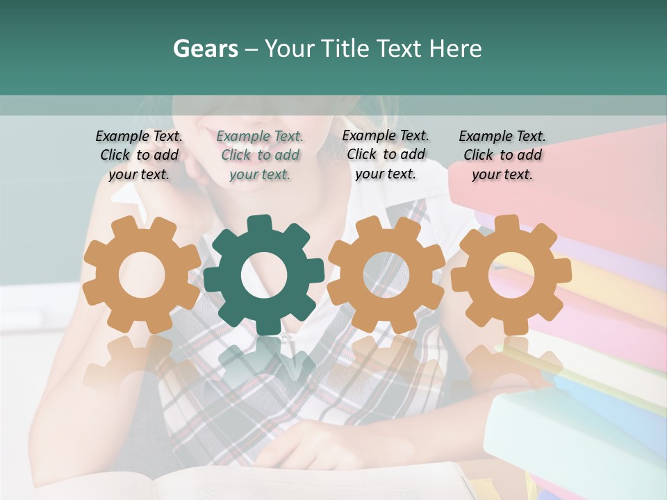 Studying Notebook Classroom PowerPoint Template