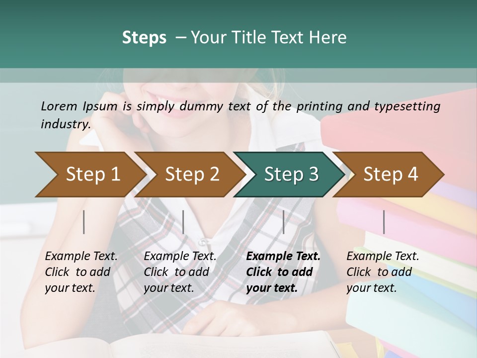 Studying Notebook Classroom PowerPoint Template