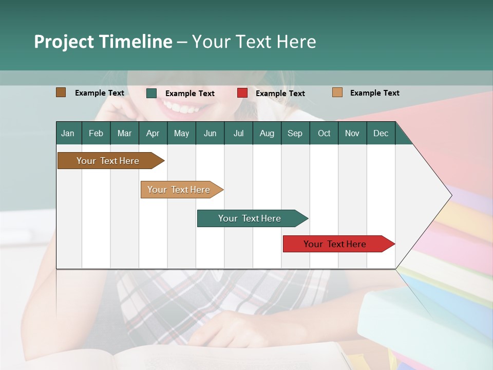 Studying Notebook Classroom PowerPoint Template