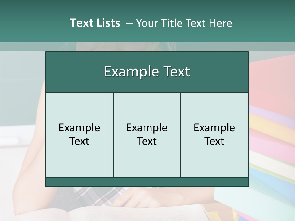 Studying Notebook Classroom PowerPoint Template