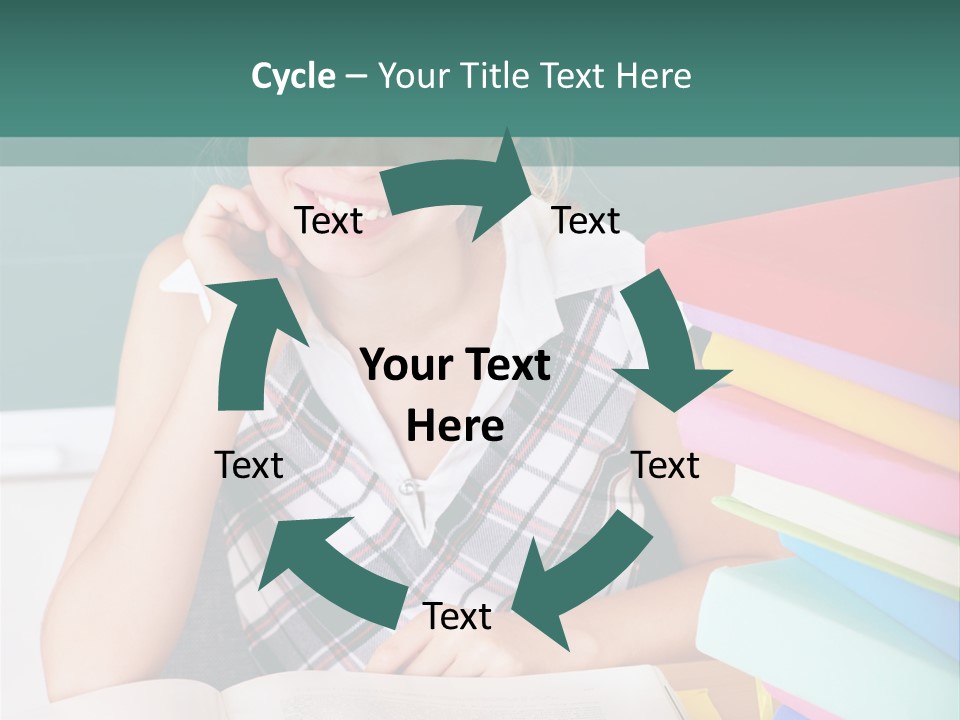 Studying Notebook Classroom PowerPoint Template