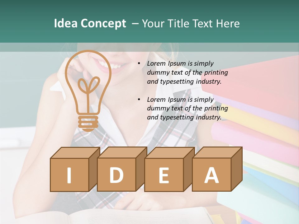 Studying Notebook Classroom PowerPoint Template