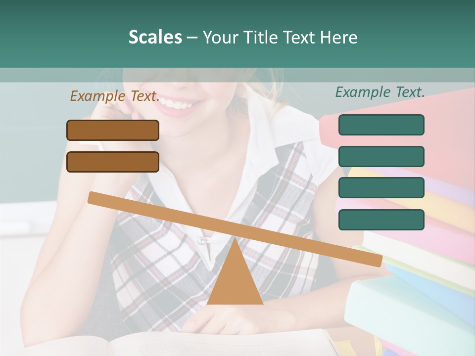 Studying Notebook Classroom PowerPoint Template