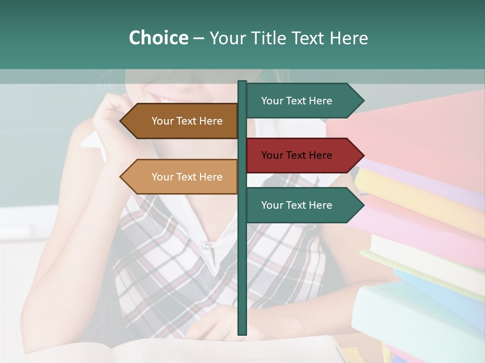 Studying Notebook Classroom PowerPoint Template