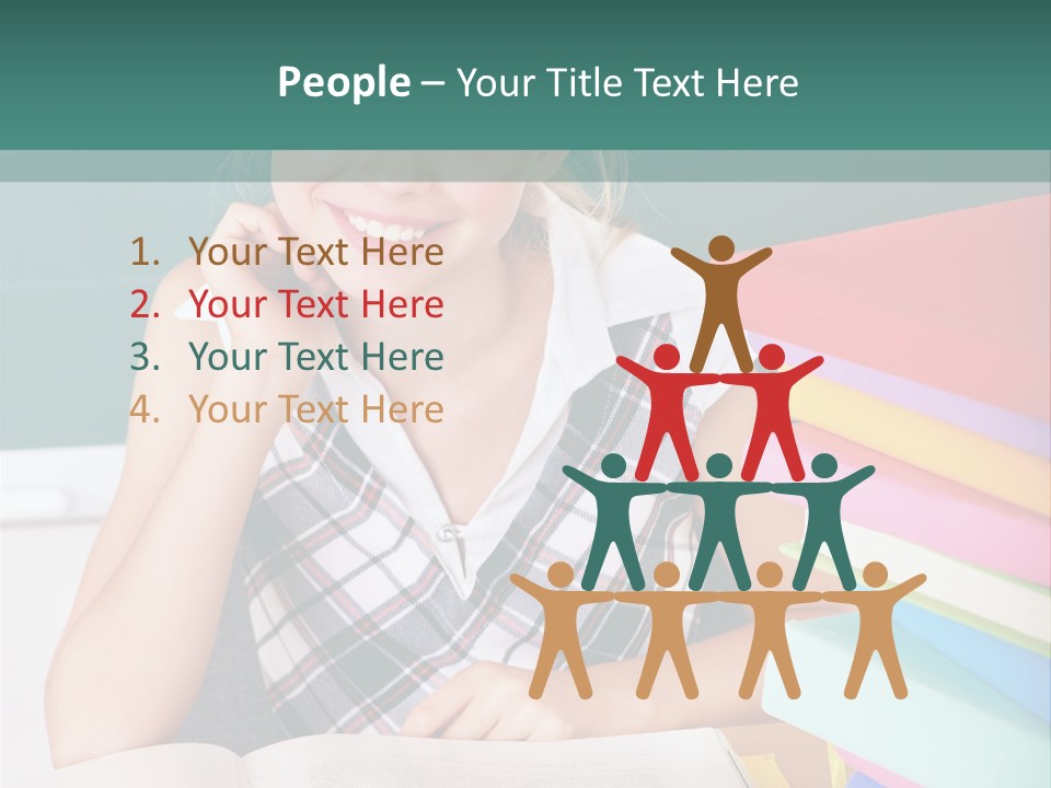 Studying Notebook Classroom PowerPoint Template