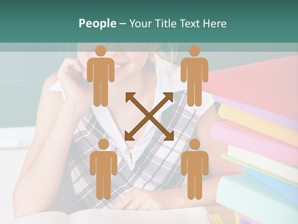 Studying Notebook Classroom PowerPoint Template