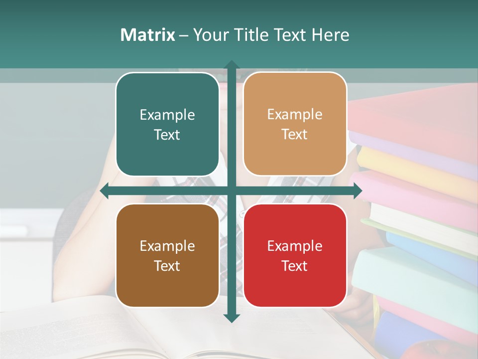 Indoor Board Desk PowerPoint Template