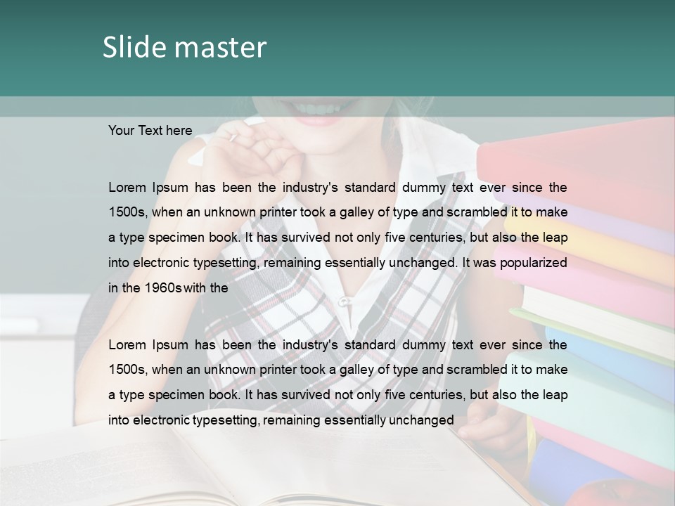 Indoor Board Desk PowerPoint Template