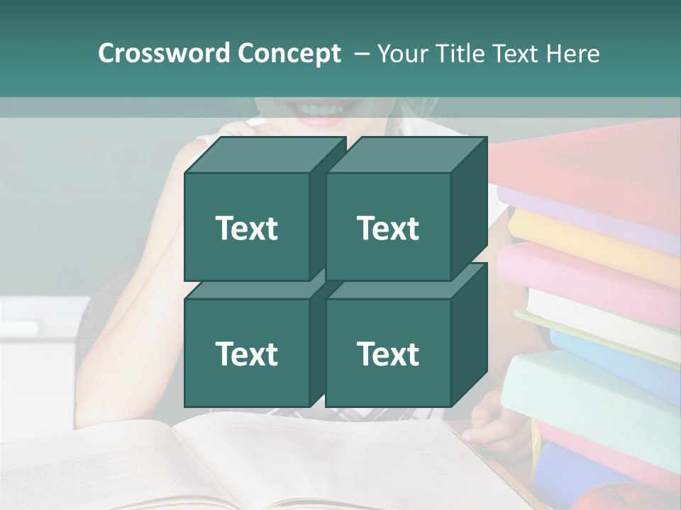 Indoor Board Desk PowerPoint Template