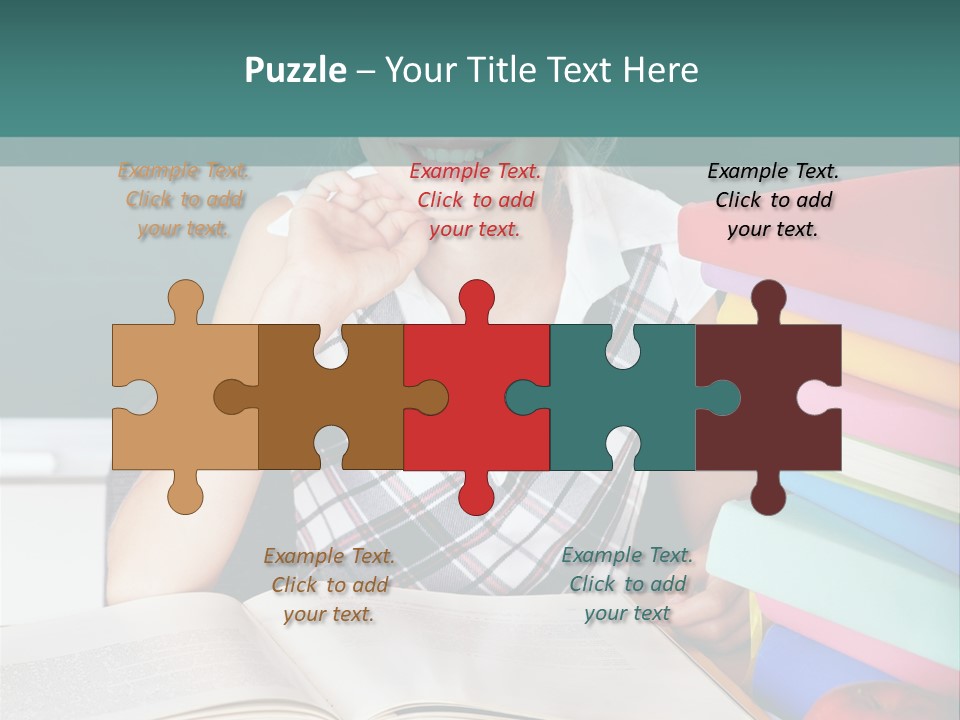 Indoor Board Desk PowerPoint Template