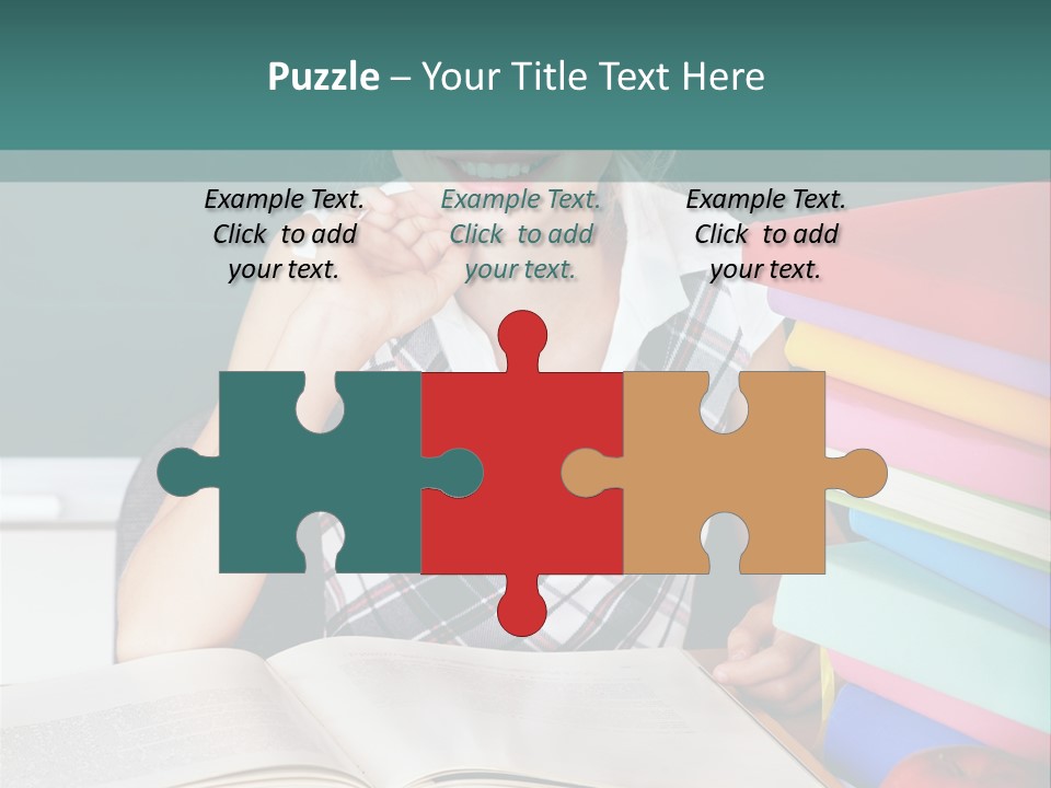 Indoor Board Desk PowerPoint Template