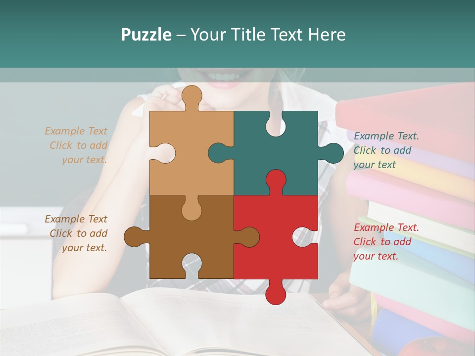 Indoor Board Desk PowerPoint Template