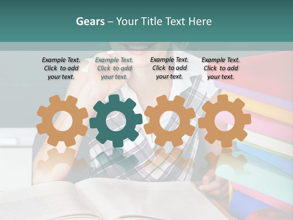 Indoor Board Desk PowerPoint Template