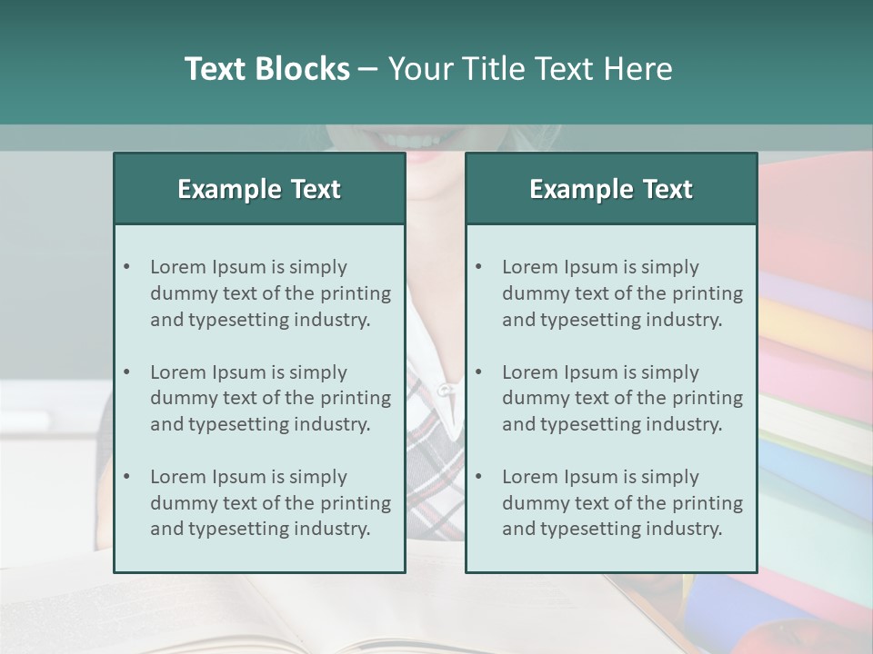 Indoor Board Desk PowerPoint Template