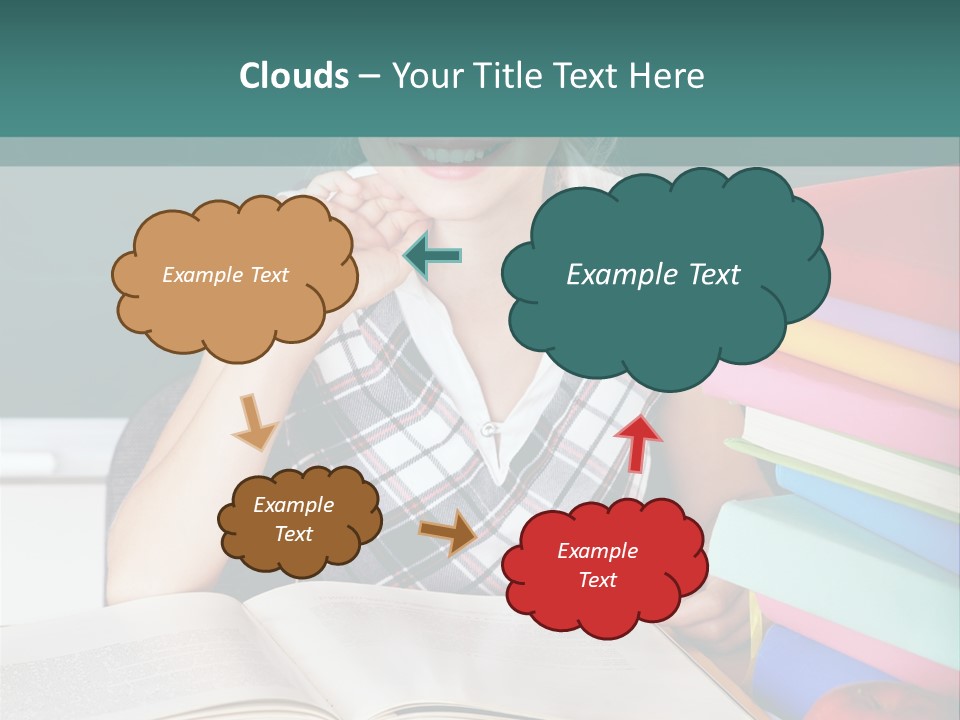 Indoor Board Desk PowerPoint Template
