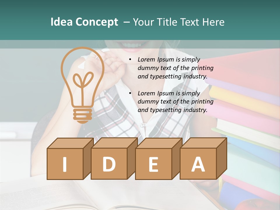 Indoor Board Desk PowerPoint Template