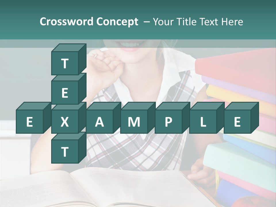 Indoor Board Desk PowerPoint Template