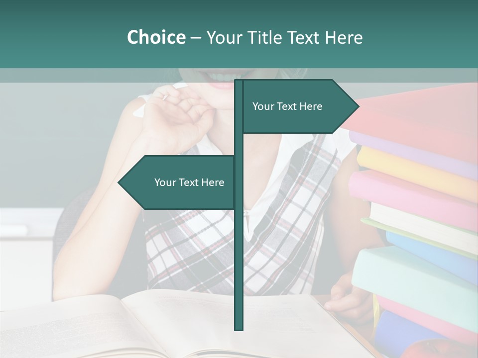 Indoor Board Desk PowerPoint Template