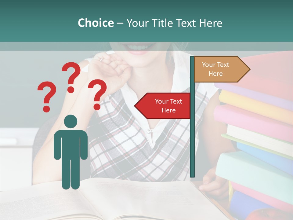 Indoor Board Desk PowerPoint Template