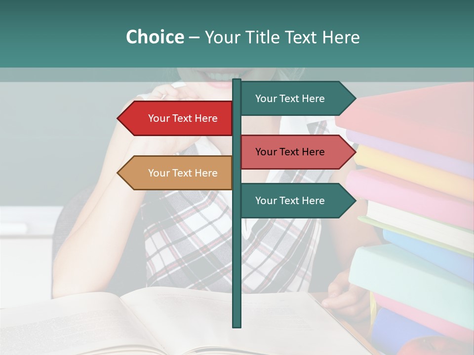 Indoor Board Desk PowerPoint Template