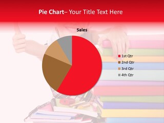 School Cute Schoolchild PowerPoint Template