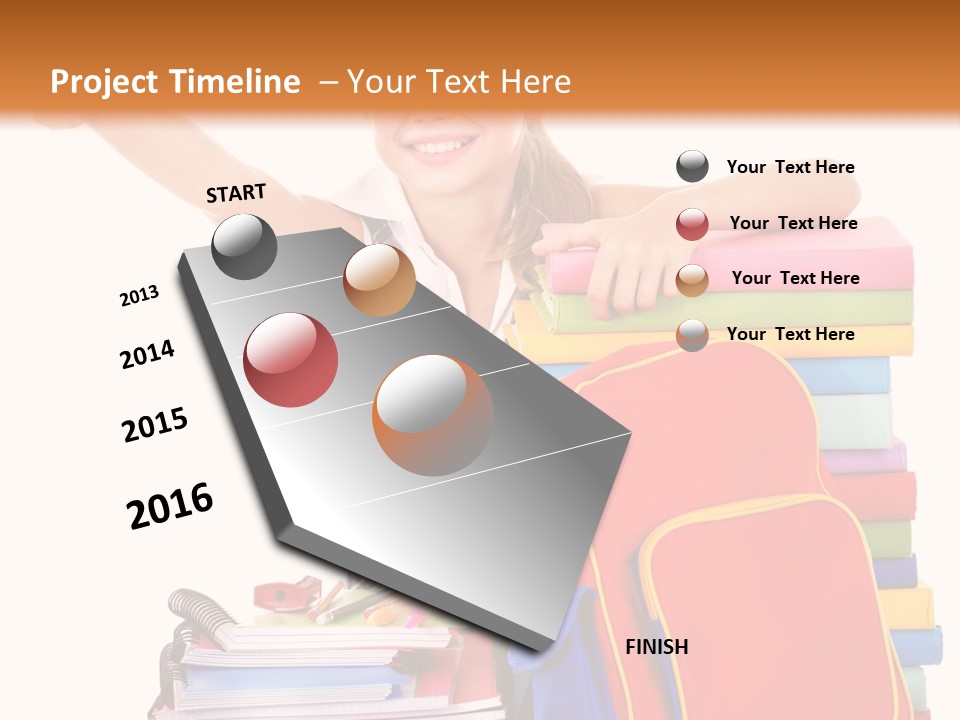 Sale Office Pencil PowerPoint Template