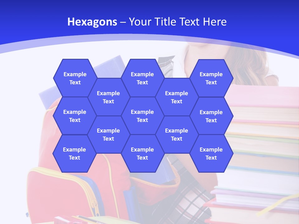 Smile Girl Colour PowerPoint Template