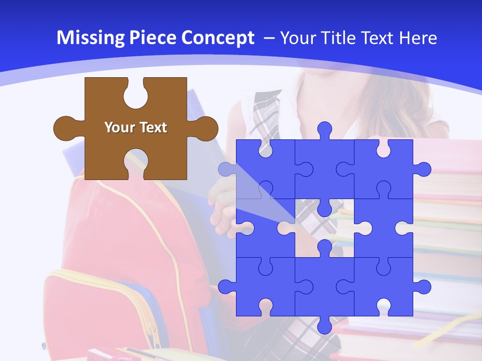 Smile Girl Colour PowerPoint Template