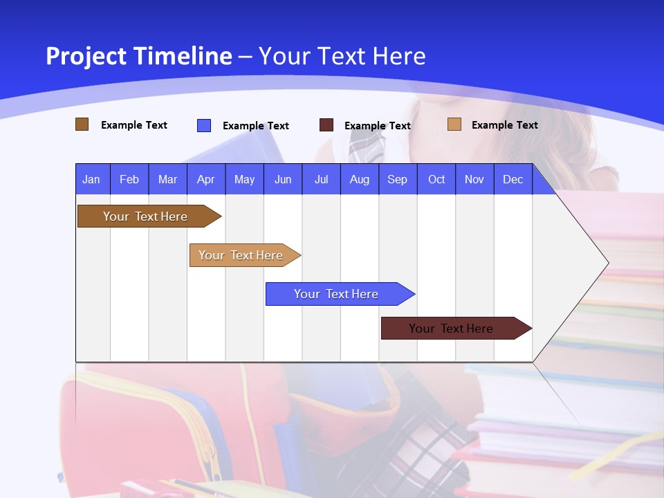 Smile Girl Colour PowerPoint Template