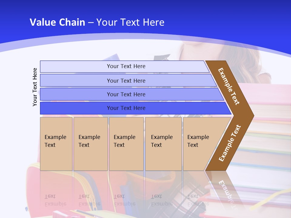 Smile Girl Colour PowerPoint Template