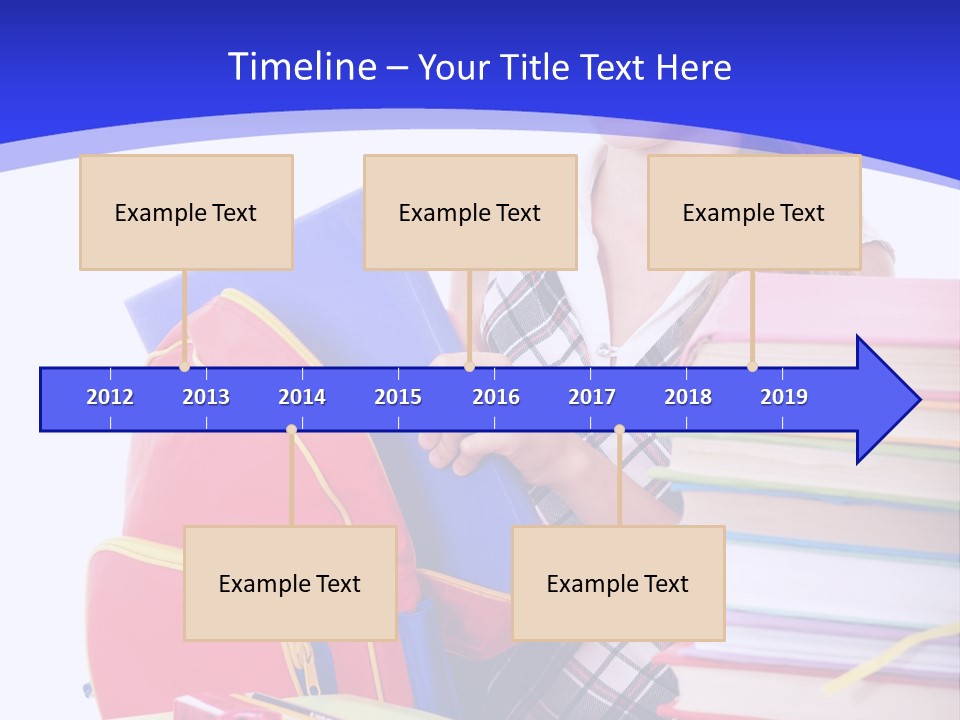 Smile Girl Colour PowerPoint Template