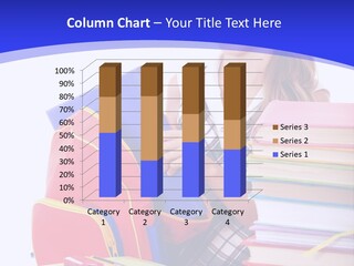 Smile Girl Colour PowerPoint Template