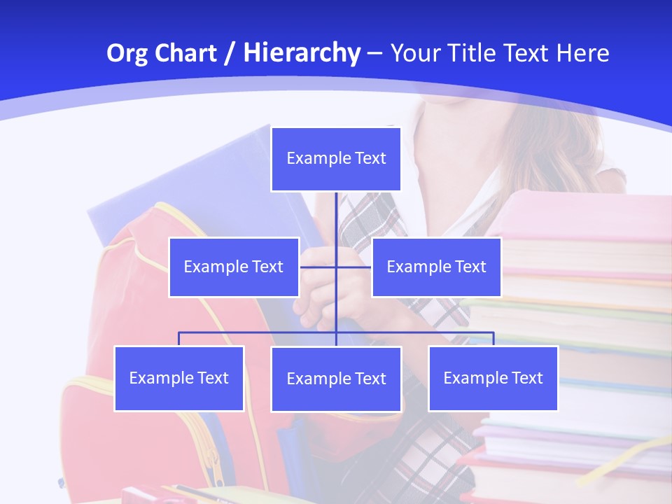 Smile Girl Colour PowerPoint Template