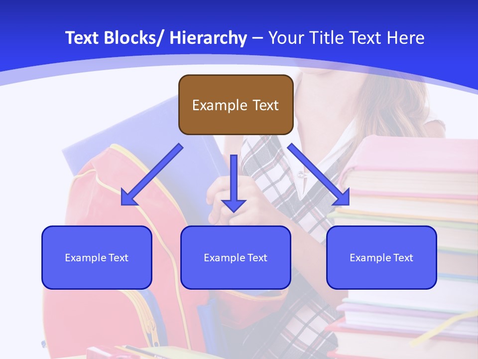 Smile Girl Colour PowerPoint Template