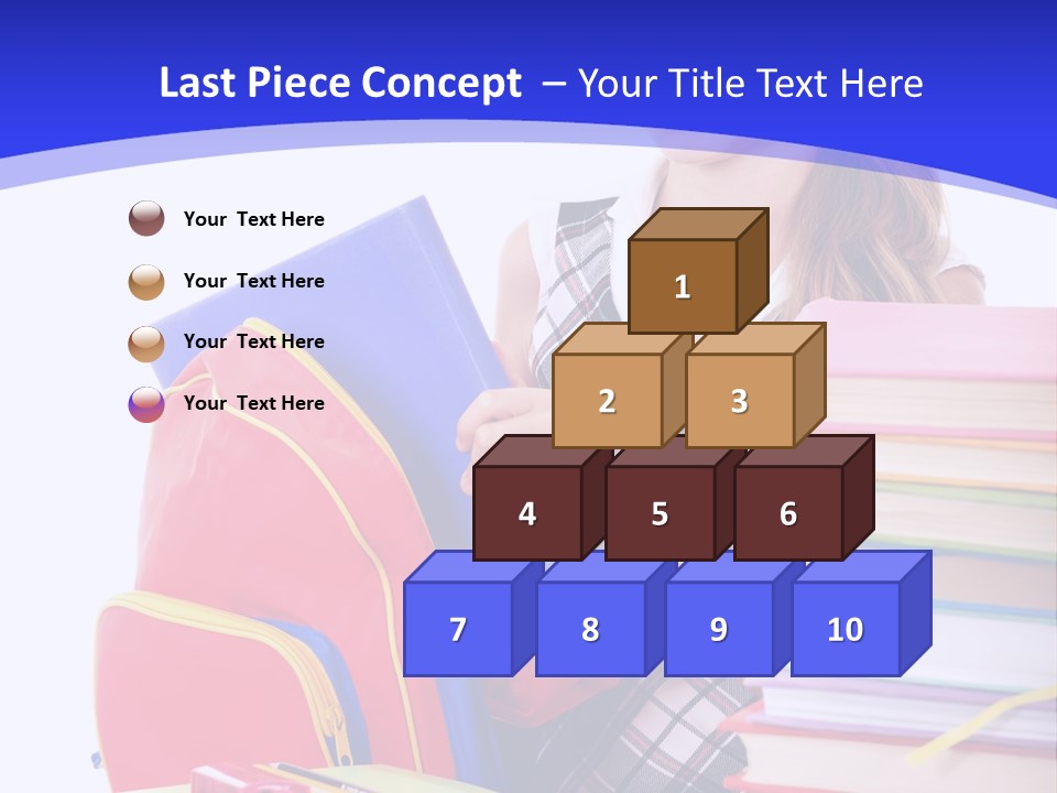 Smile Girl Colour PowerPoint Template