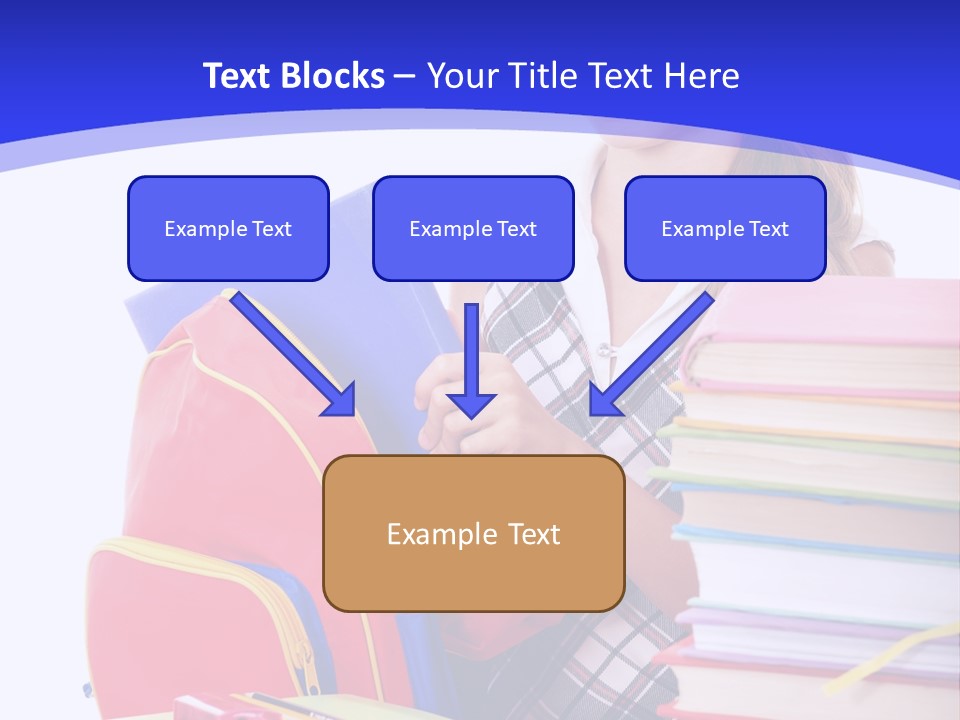 Smile Girl Colour PowerPoint Template