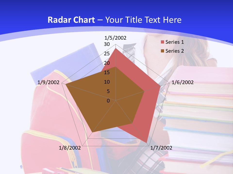 Smile Girl Colour PowerPoint Template