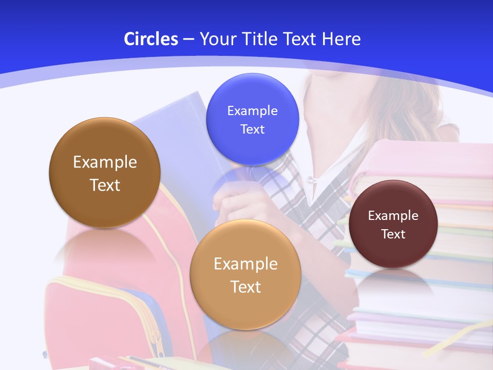 Smile Girl Colour PowerPoint Template