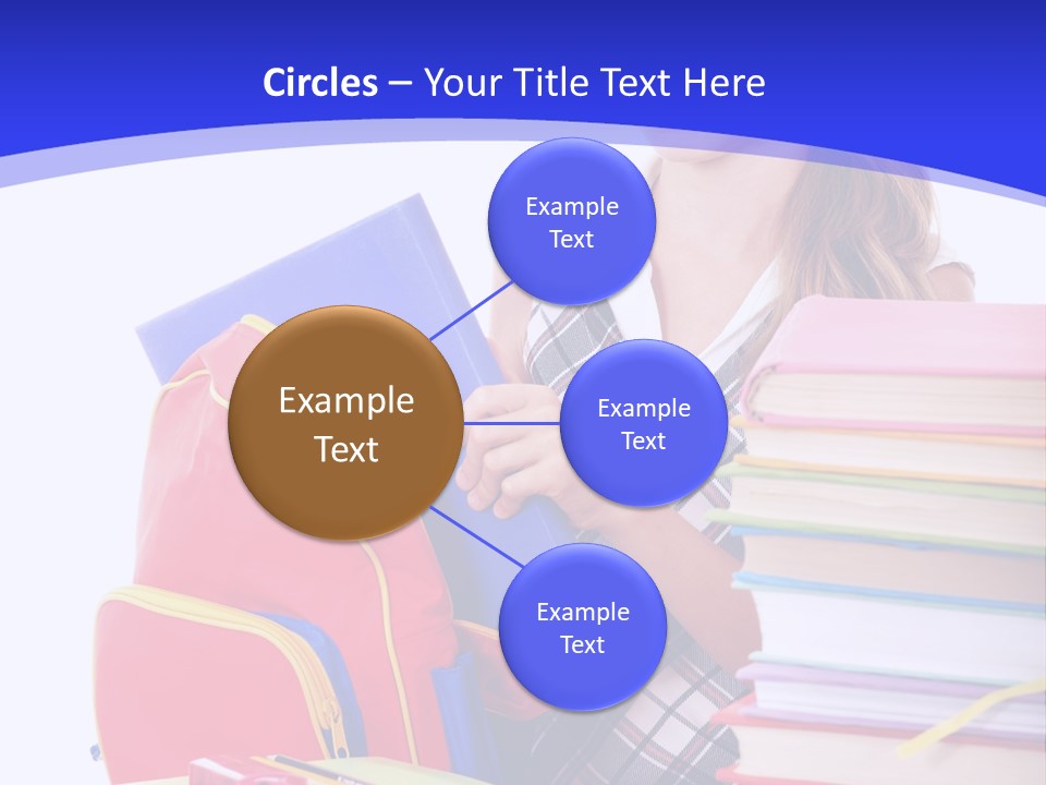 Smile Girl Colour PowerPoint Template